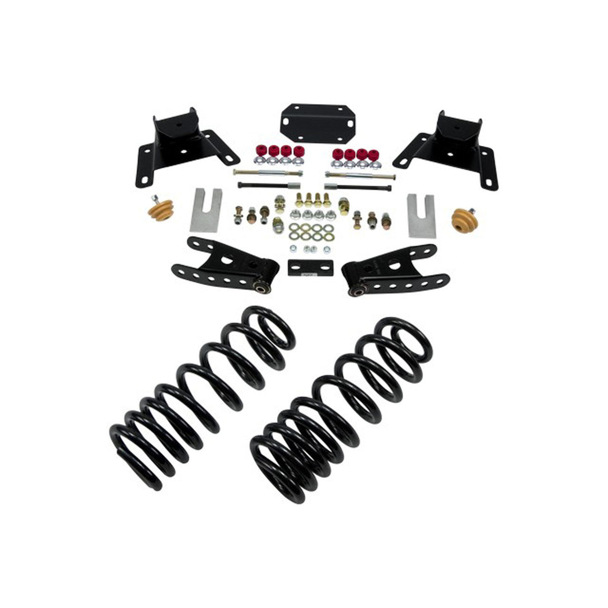 Belltech Lowering Kit w/o Shocks (2" Front / 4" Rear Drop) for 1987-1996 Ford F-150 Extended Cab except Lightning RWD