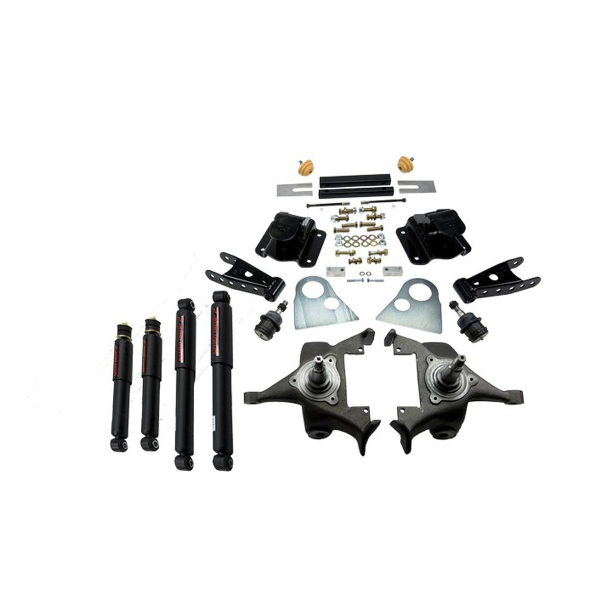 Belltech Lowering Kit w/Nitro Drop 2 Shocks (2" Front / 4" Rear Drop) for 1995-1999 Dodge Ram 1500 Extended Cab Auto Trans RWD