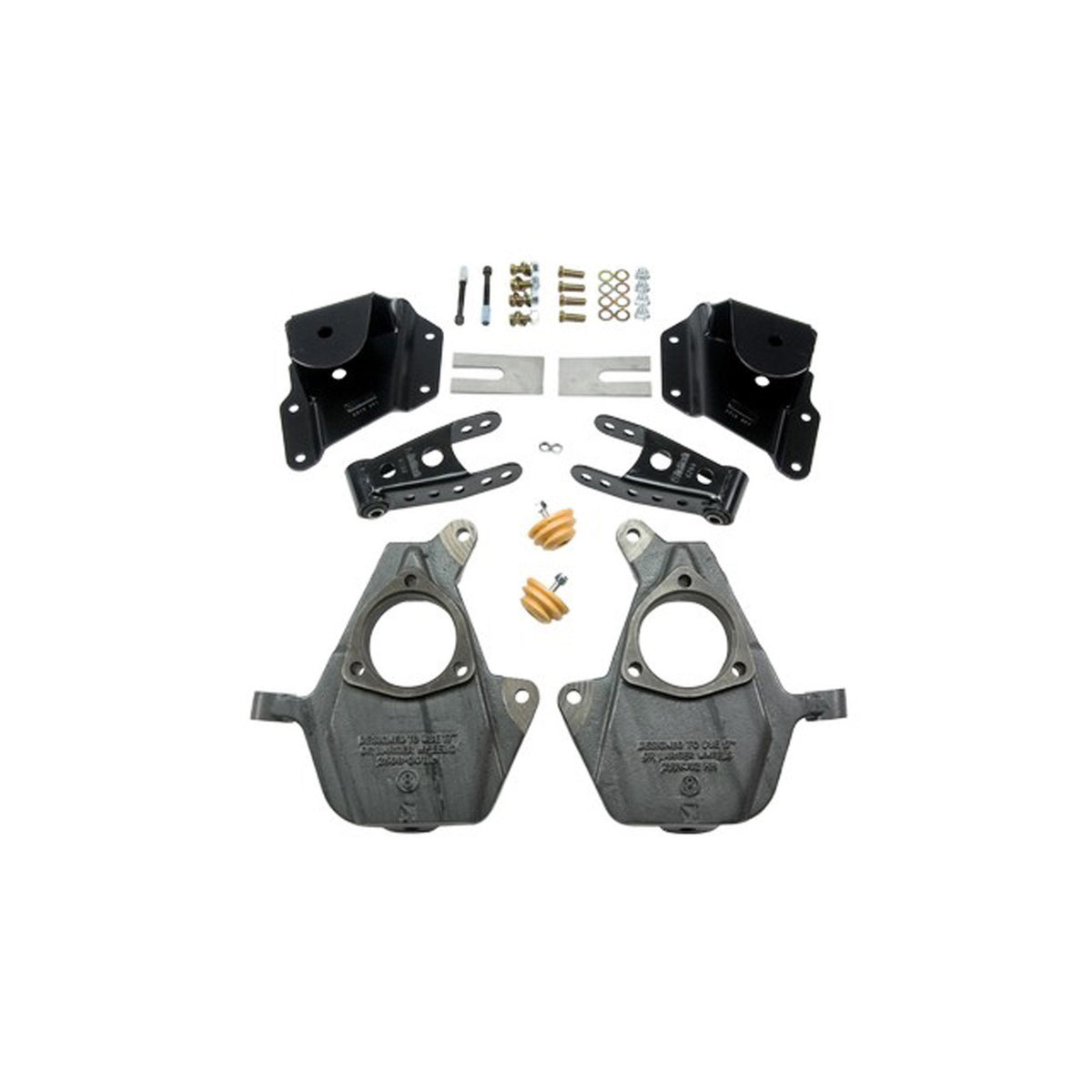 Belltech Lowering Kit w/o Shocks (Front Torsion Bar Suspension Only, 2" Front / 3" Rear Drop) for 2005-2006 GMC Sierra 1500 Standard Cab RWD w/Front Torsion Bars