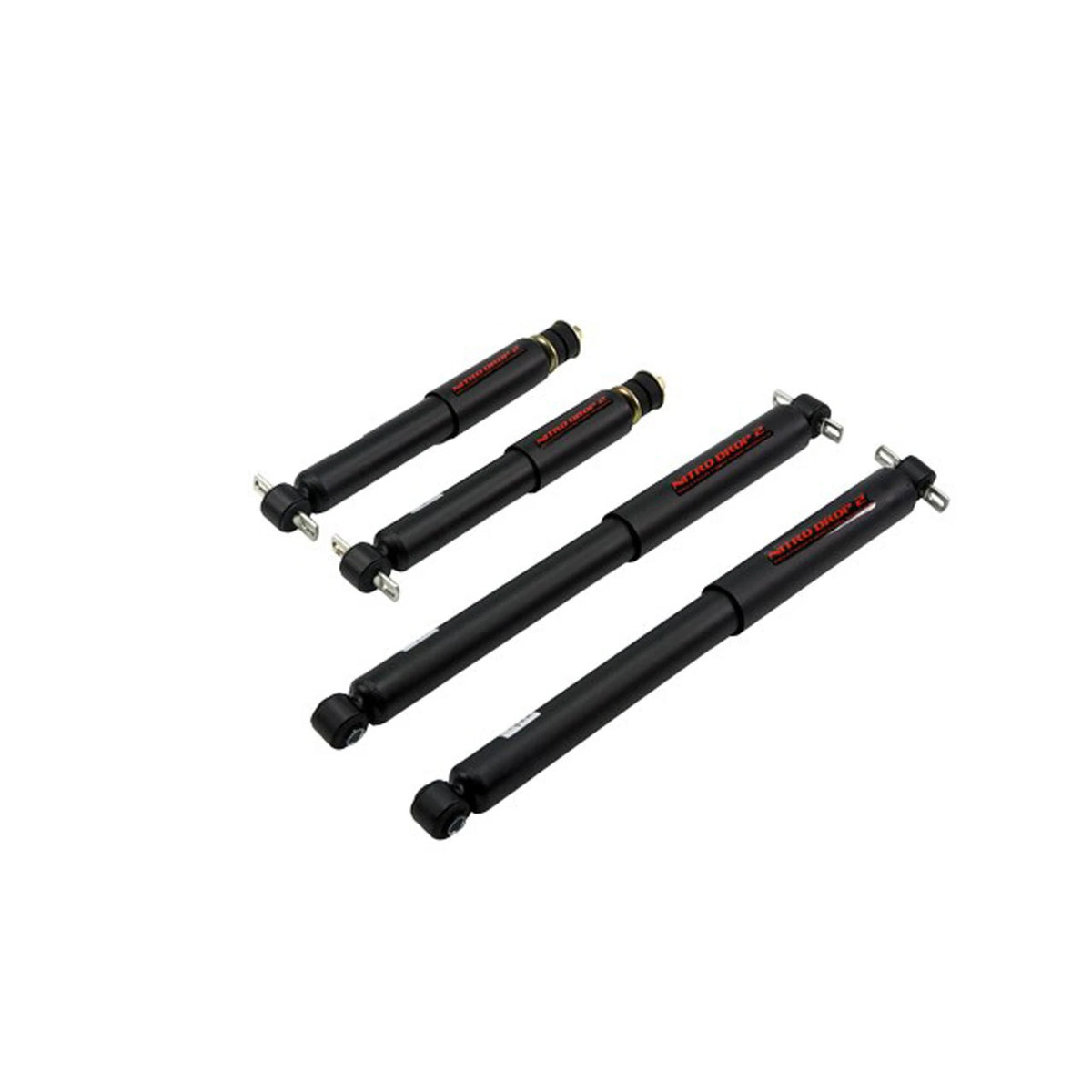 Belltech Nitro Drop 2 Shock Set (0-2" Front / 0-1" Rear Drop) for 1992-1999 Chevrolet Suburban RWD