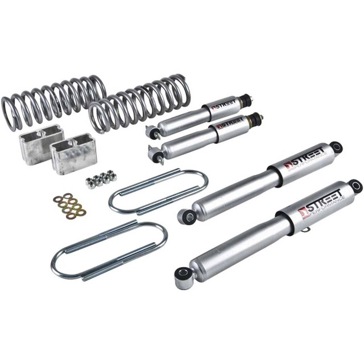 Belltech Lowering Kit w/Street Performance Shocks (2" Front / 3" Rear Drop) for 1996-2004 Toyota Tacoma 6-Cyl RWD
