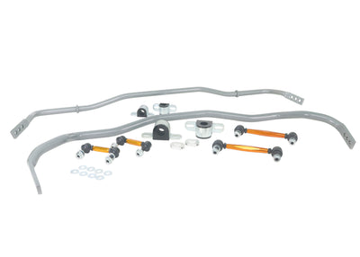 Whiteline Front and Rear Sway Bar Kit for 2015-2026 Ford Mustang EcoBoost, EcoBoost Premium, GT, GT Premium, Shelby GT350, V6 (S550/S650) BFK006