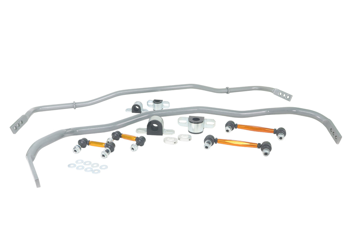 Whiteline Front and Rear Sway Bar Kit for 2015 Ford Mustang GT 50 Years Limited Edition (S550) BFK006