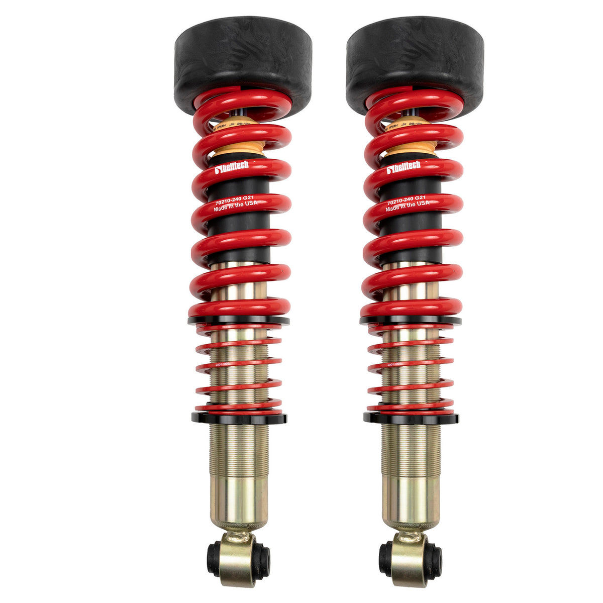 Belltech Performance Coilover Kit w/Front and Rear Height Adjustable Coilovers (0.5-2" Front / 1-2.5" Rear Drop) for 2021-2026 Chevrolet Suburban RWD/4WD w/o Magnetic Ride