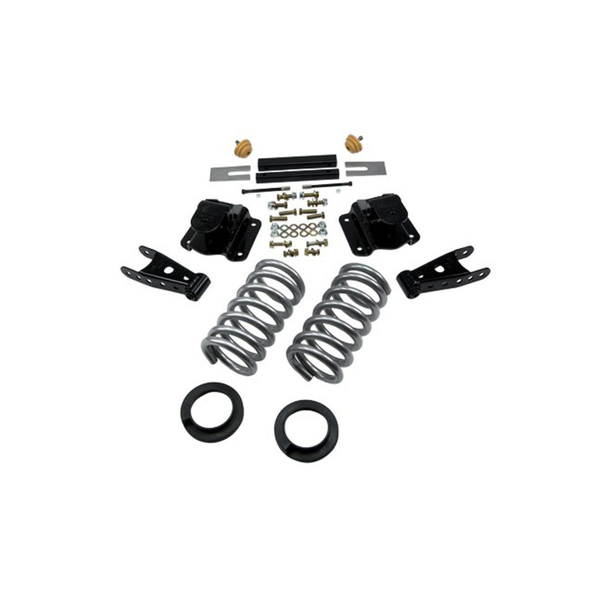 Belltech Lowering Kit w/o Shocks (2" or 3" Front / 4" Rear Drop) for 1995-1999 Dodge Ram 1500 Extended Cab V8 Auto Trans RWD