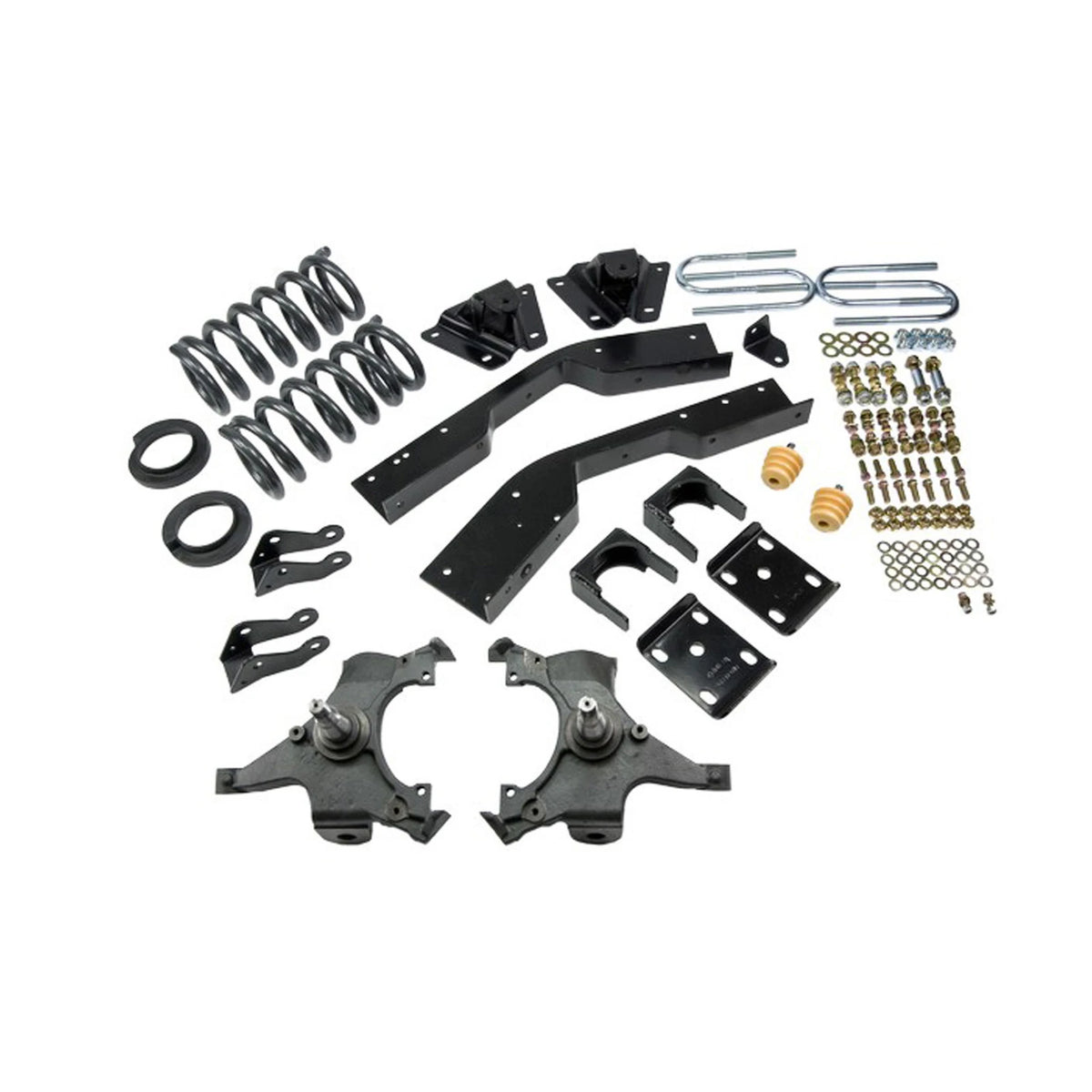 Belltech Lowering Kit w/o Shocks (4-5" Front / 7" Rear Drop) for 1992-1994 GMC C2500 Suburban RWD 6-Lug