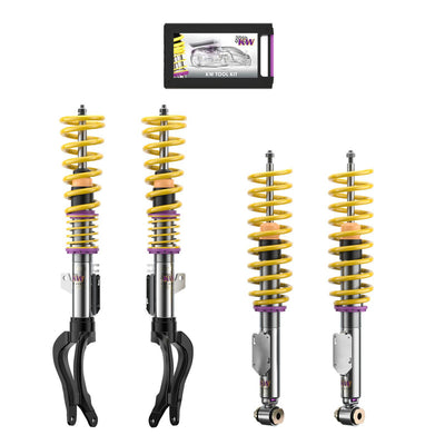 KW Suspension Variant 3 Coilover Kit for 2012-2016 BMW 528i xDrive Sedan (F10) (w/ Adaptive Suspension) 352200BE