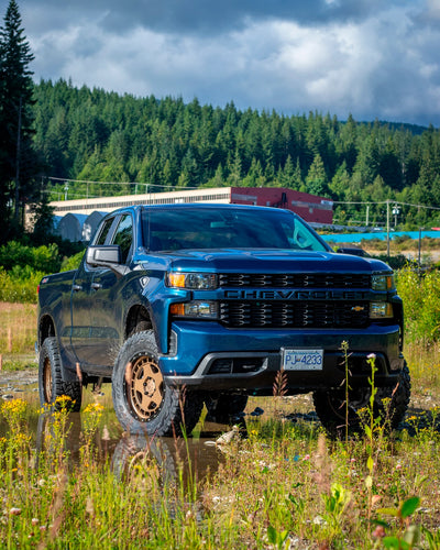 Belltech 4" Lift Kit (Front Spacers and Rear Trail Performance Shocks) for 2019-2025 Chevrolet Silverado 1500 Extended Cab/Crew Cab RWD/4WD