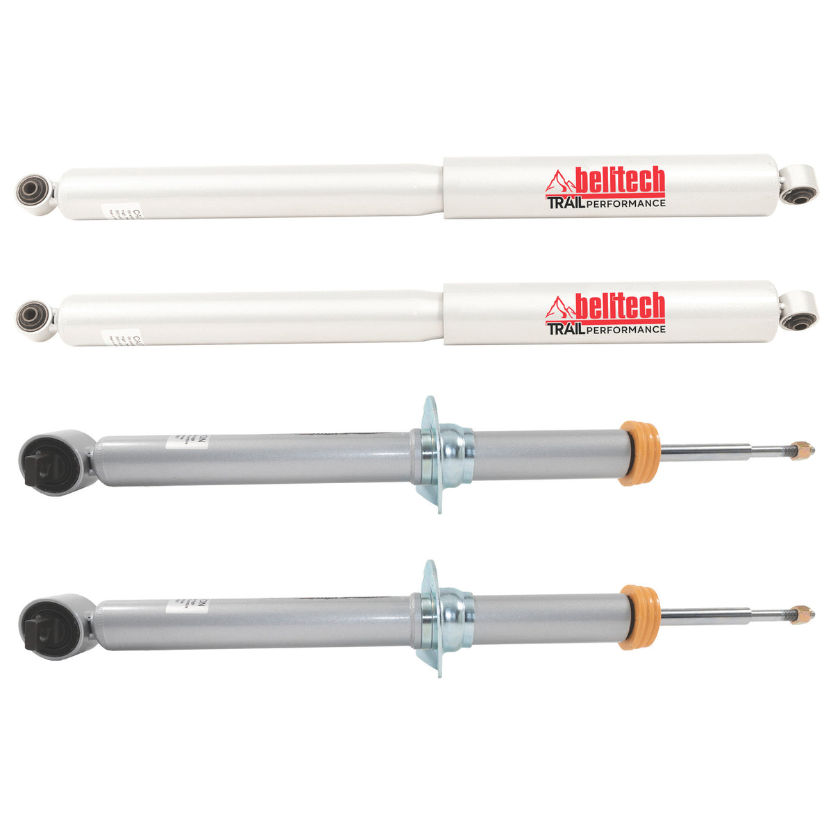 Belltech Trail Performance Shock Set (Lifted) for 2021-2026 Ford F-150 4WD