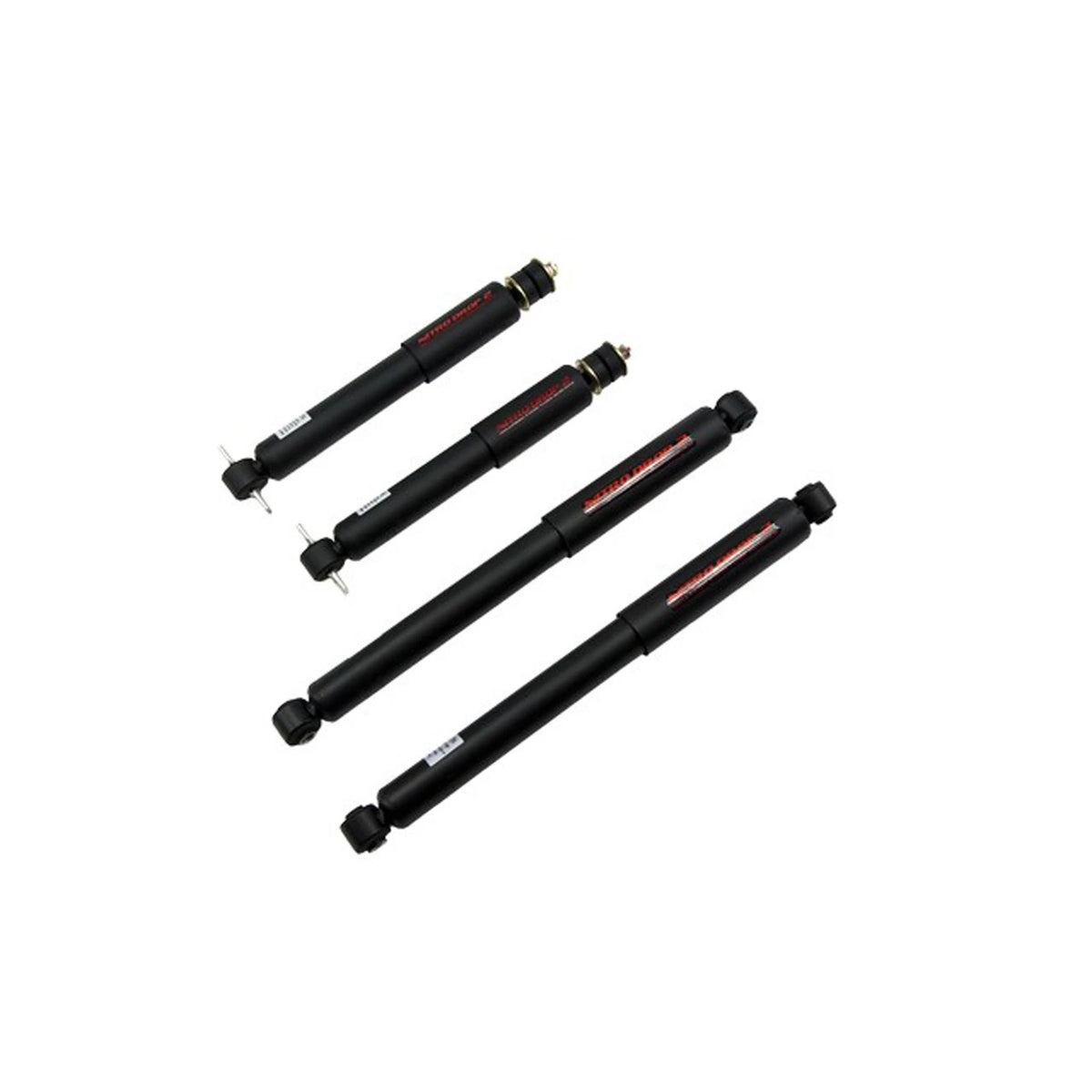 Belltech Nitro Drop 2 Shock Set (2" Front / 3" Rear Drop) for 1999-2018 Chevrolet Silverado 1500 RWD/4WD
