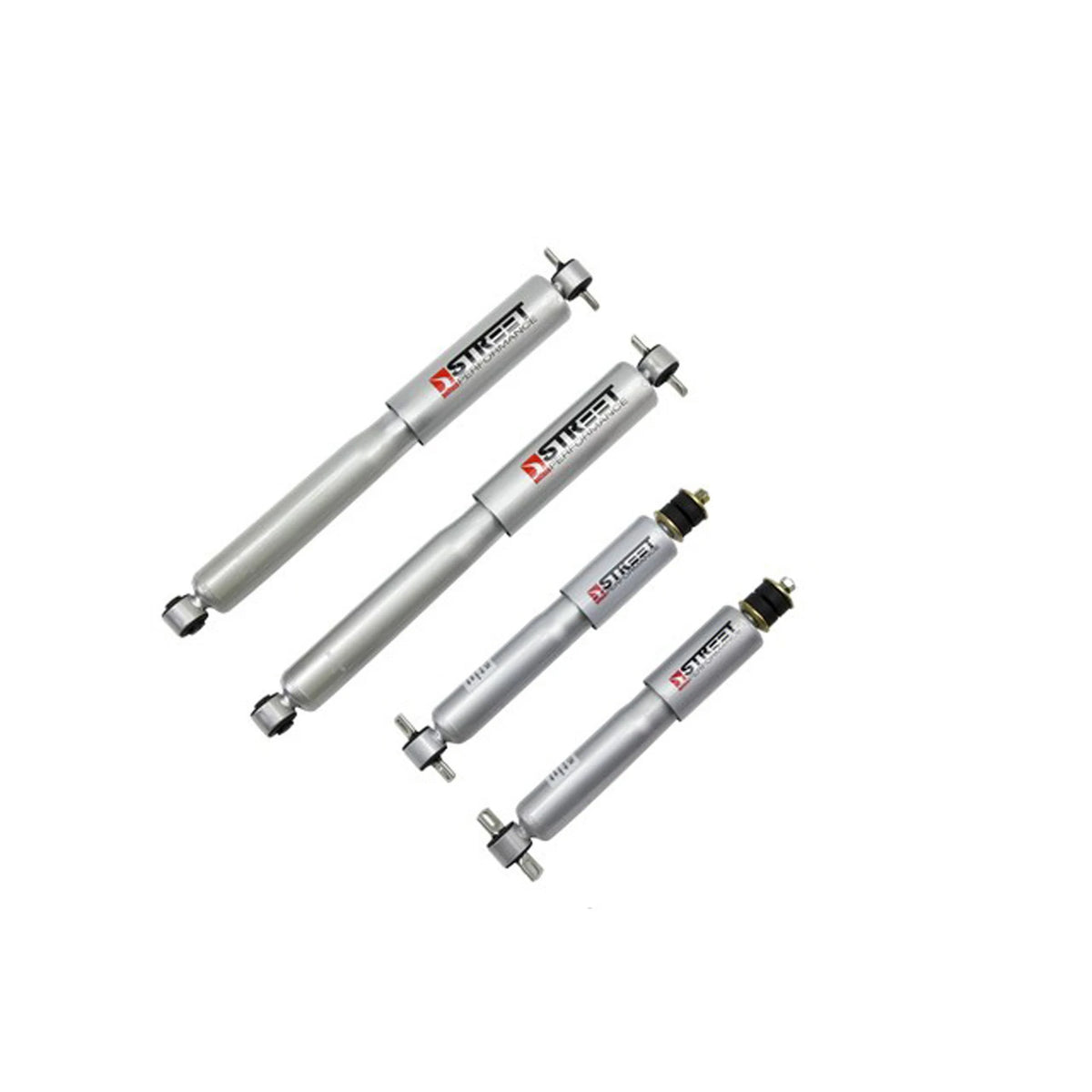 Belltech Street Performance Shock Set (2" Front / 4" Rear Drop) for 1992-1999 Chevrolet C1500 Suburban RWD