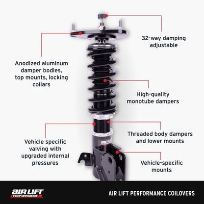 Air Lift Performance Coilovers for 2009-2013 Infiniti G37 Convertible (V36) 79010