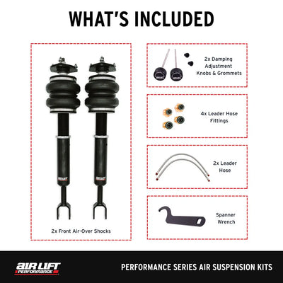 Air Lift Performance Front Kit - 2002-2006 Infiniti G35 Sedan RWD (V35) 76013