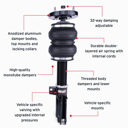 Air Lift Performance Front Kit - 2005-2014 Ford Mustang (S197) 76015