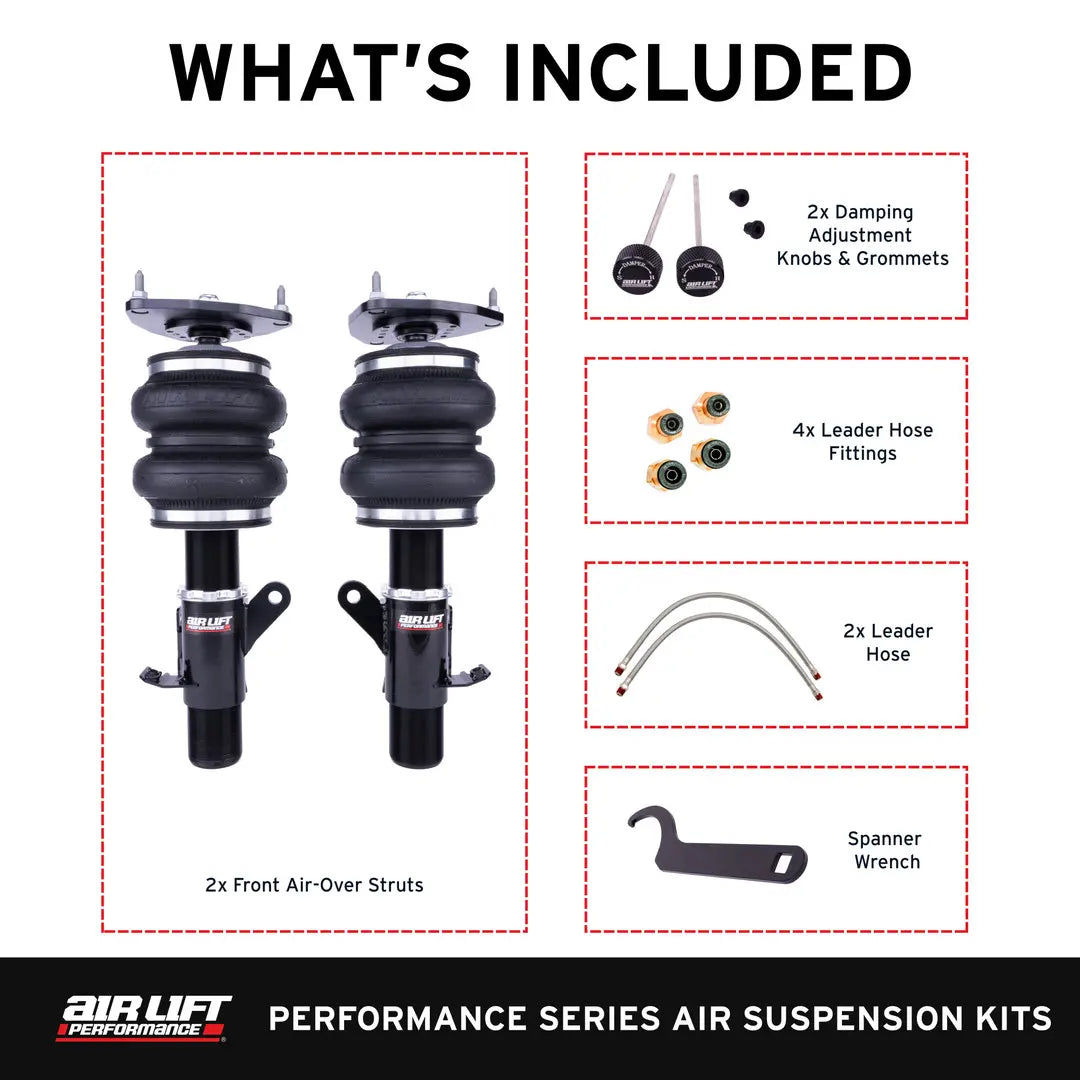 Air Lift Performance Front Kit - 2013-2020 Subaru BRZ (ZC6) 76006