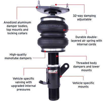 Air Lift Performance Front Kit - 2013-2020 Subaru BRZ (ZC6) 76006