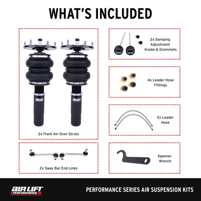 Air Lift Performance Front Kit - 2015-2019 BMW 3 Series Sedan (F30) 76021