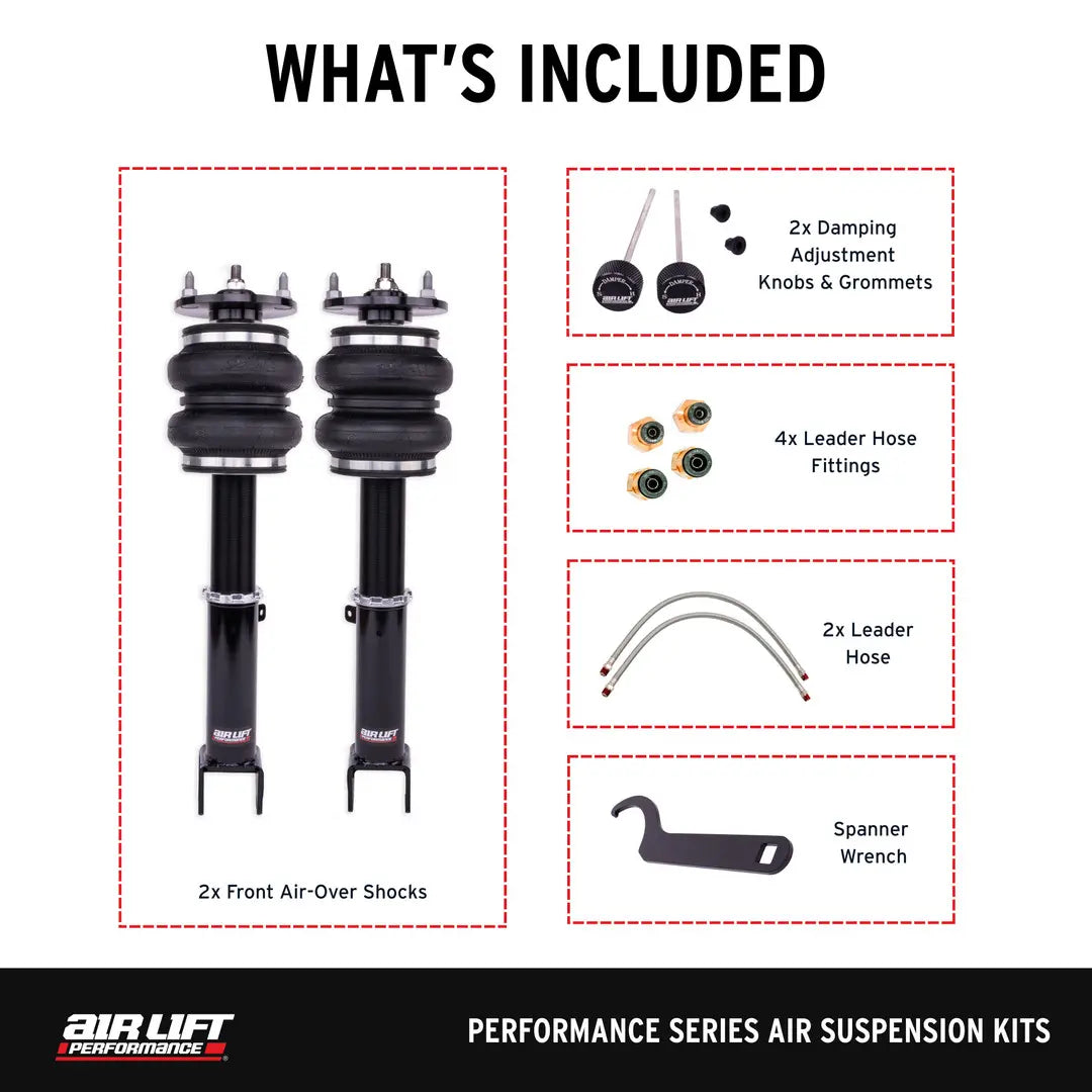 Air Lift Performance Front Kit - 2015-2024 Lexus RC350 RWD (XC10) 76018