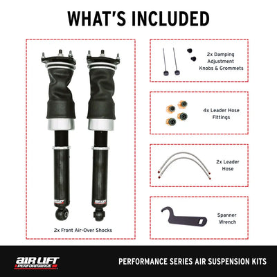 Air Lift Performance Front Kit - 2016-2022 Infiniti Q60 RWD 76011