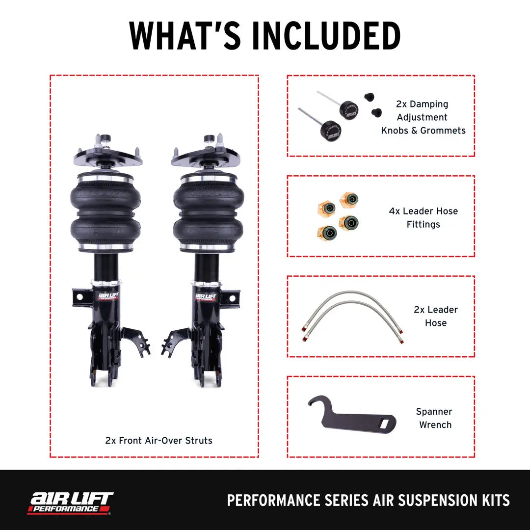 Air Lift Performance Front Kit - 2018-2025 Toyota Camry SE 2.5L (XV70) 76019