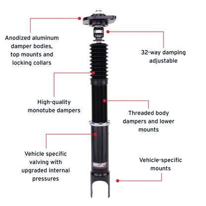 Air Lift Performance Rear Kit - 2003-2007 Infiniti G35 Coupe RWD 76513