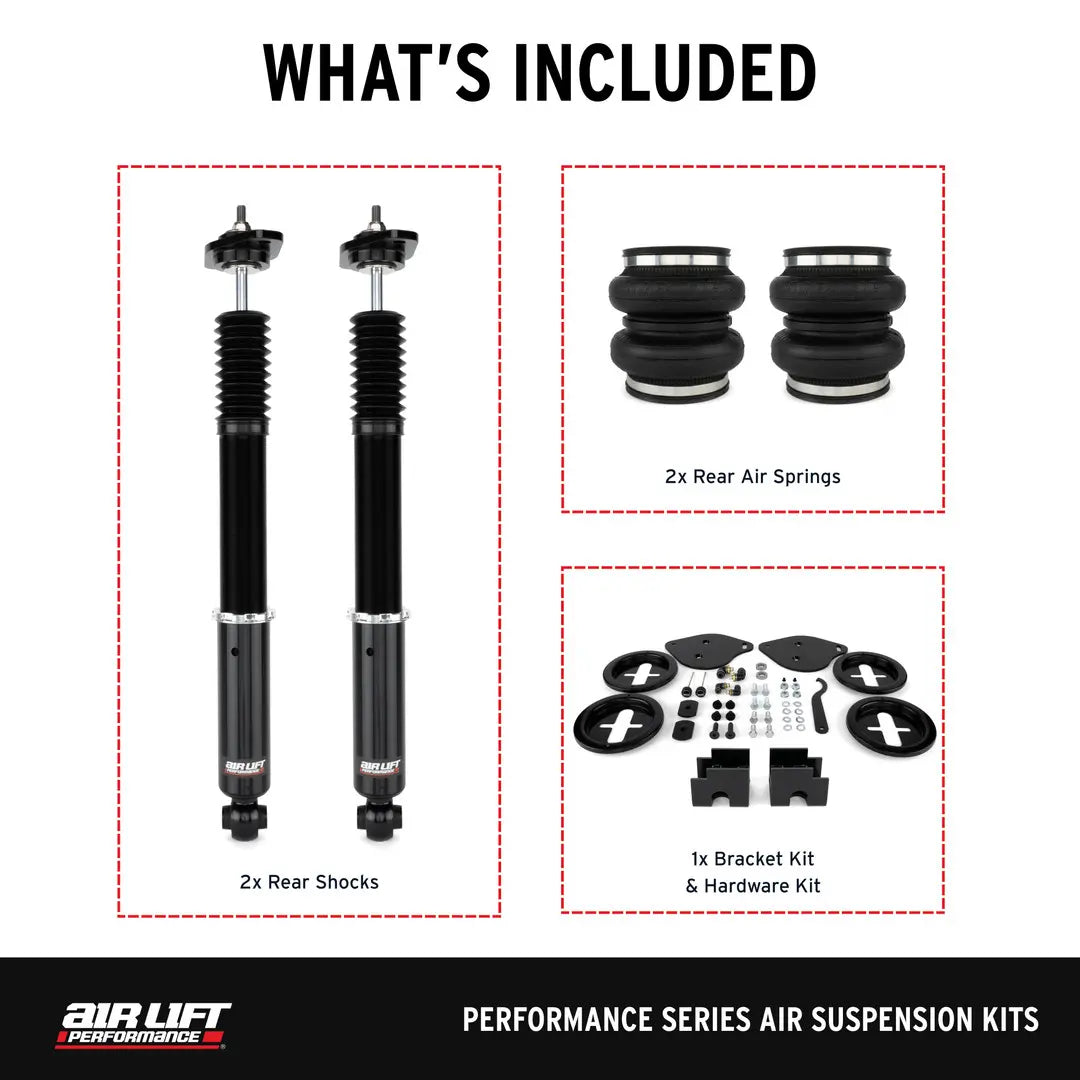 Air Lift Performance Rear Kit - 2005-2023 Dodge Charger RWD 76517