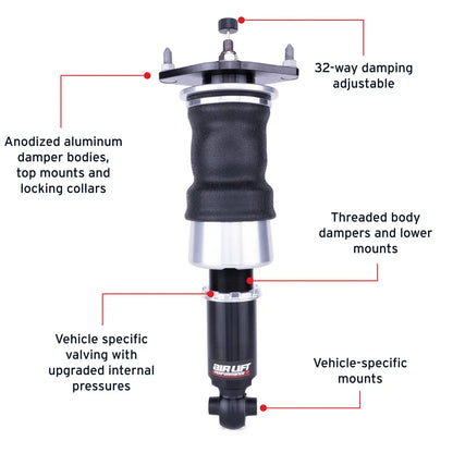 Air Lift Performance Rear Kit - 2013-2020 Subaru BRZ (ZC6) 76506