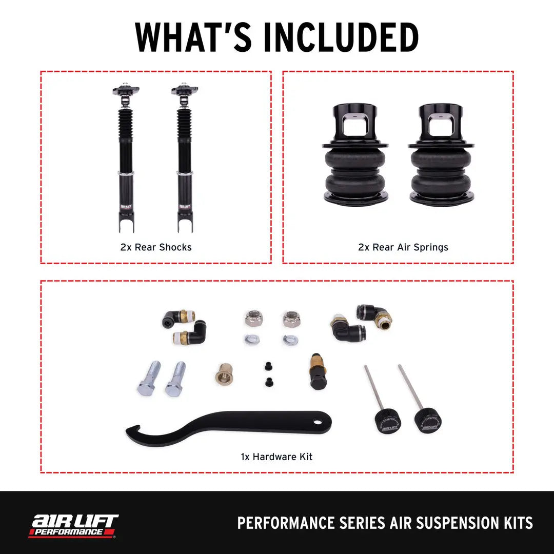 Air Lift Performance rear kit for the Infiniti Q60