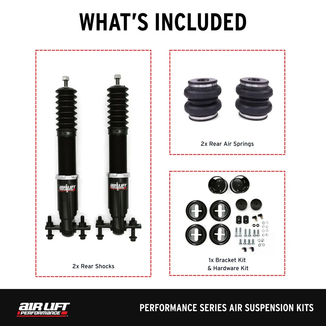 Air Lift Performance rear kit for the Ford Mustang