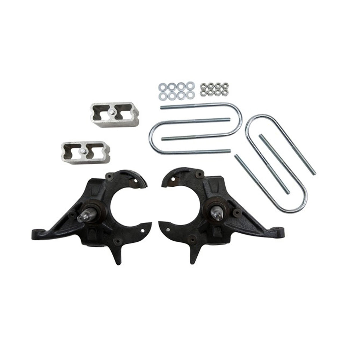 Belltech Lowering Kit w/o Shocks (2" Front / 3" Rear Drop) for 1983-1990 GMC S15 Extended Cab 4-Cyl/6-Cyl RWD