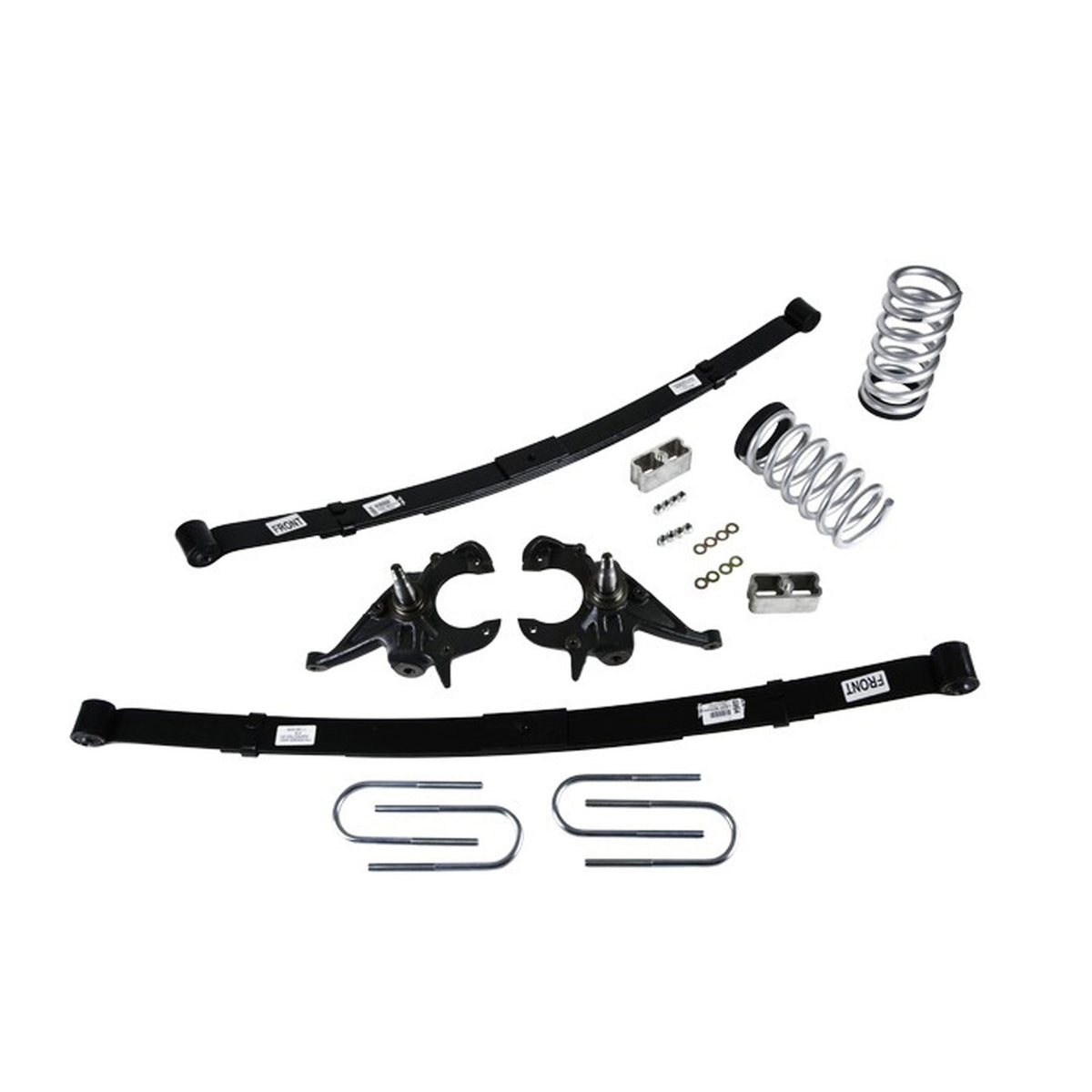 Belltech Lowering Kit w/o Shocks (4" or 5" Front / 5" Rear Drop) for 1983-1988 GMC S15 Jimmy 4-Cyl/6-Cyl RWD