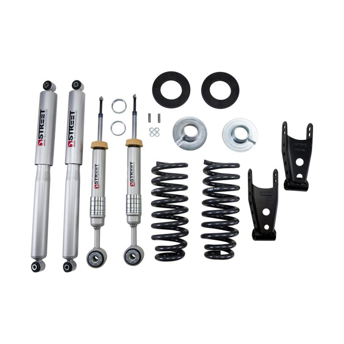 Belltech Lowering Kit w/Street Performance Shocks (2" or 3" Front / 2" Rear Drop) for 2009-2013 Ford F-150 RWD Short Bed