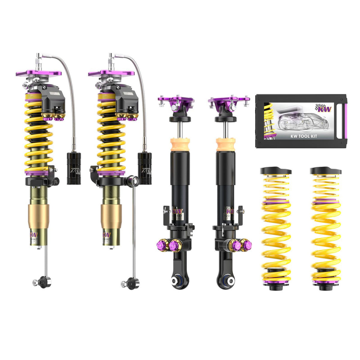 KW Suspension Variant 5 Adjustable Clubsport Coilover Kit for 2023 BMW M4 CSL Coupe RWD (G82) 30901200FF