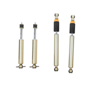 Belltech Performance Handling Kit Plus w/Damping Adjustable Shocks & Sway Bar (2" Front / 4" Rear Drop) for 2019-2024 Ram 1500 Classic Extended Cab/Crew Cab RWD Short Bed