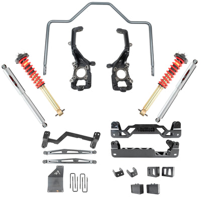 Belltech 6-7" Lift Kit (Front and Rear Trail Performance Coilovers/Shocks) for 2015-2020 Ford F-150 4WD