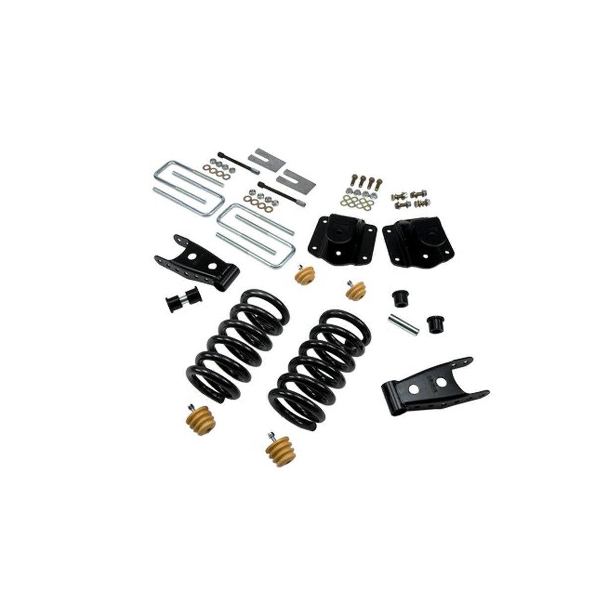 Belltech Lowering Kit w/o Shocks (3" Front / 4" Rear Drop) for 1994-2002 Dodge Ram 3500 V10/Diesel RWD