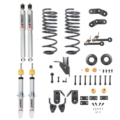 Belltech Lowering Kit w/Street Performance Shocks (1-3" Front / 4-5" Rear Drop) for 2019-2026 Ram 1500 RWD/4WD