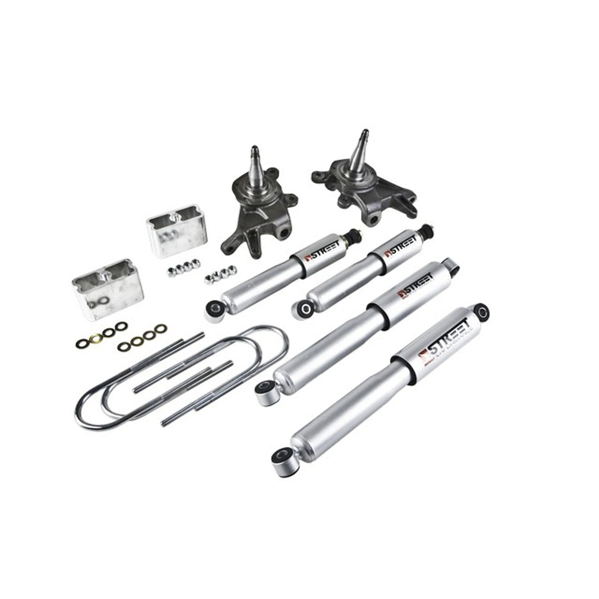 Belltech Lowering Kit w/Street Performance Shocks (2" Front / 3" Rear Drop) for 1998-2000 Nissan Frontier Standard Cab/Extended Cab RWD