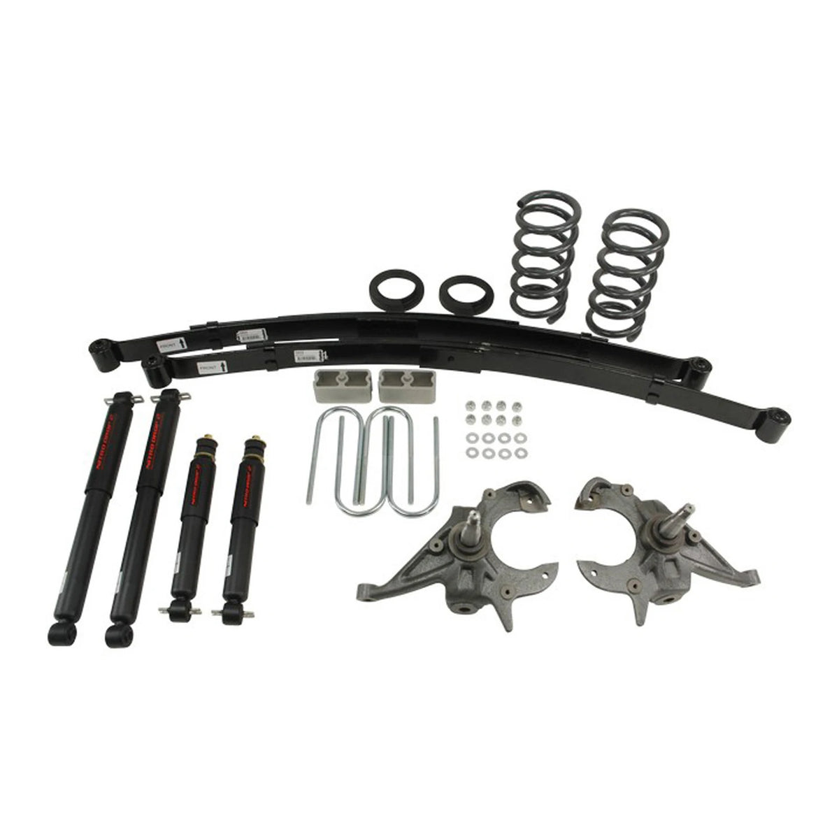 Belltech Lowering Kit w/Nitro Drop 2 Shocks (4-5" Front / 5" Rear Drop) for 1994-2003 Chevrolet S10 Extended Cab 6-Cyl RWD