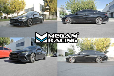 Megan Racing Street Series coilovers for the Hyundai Elantra N