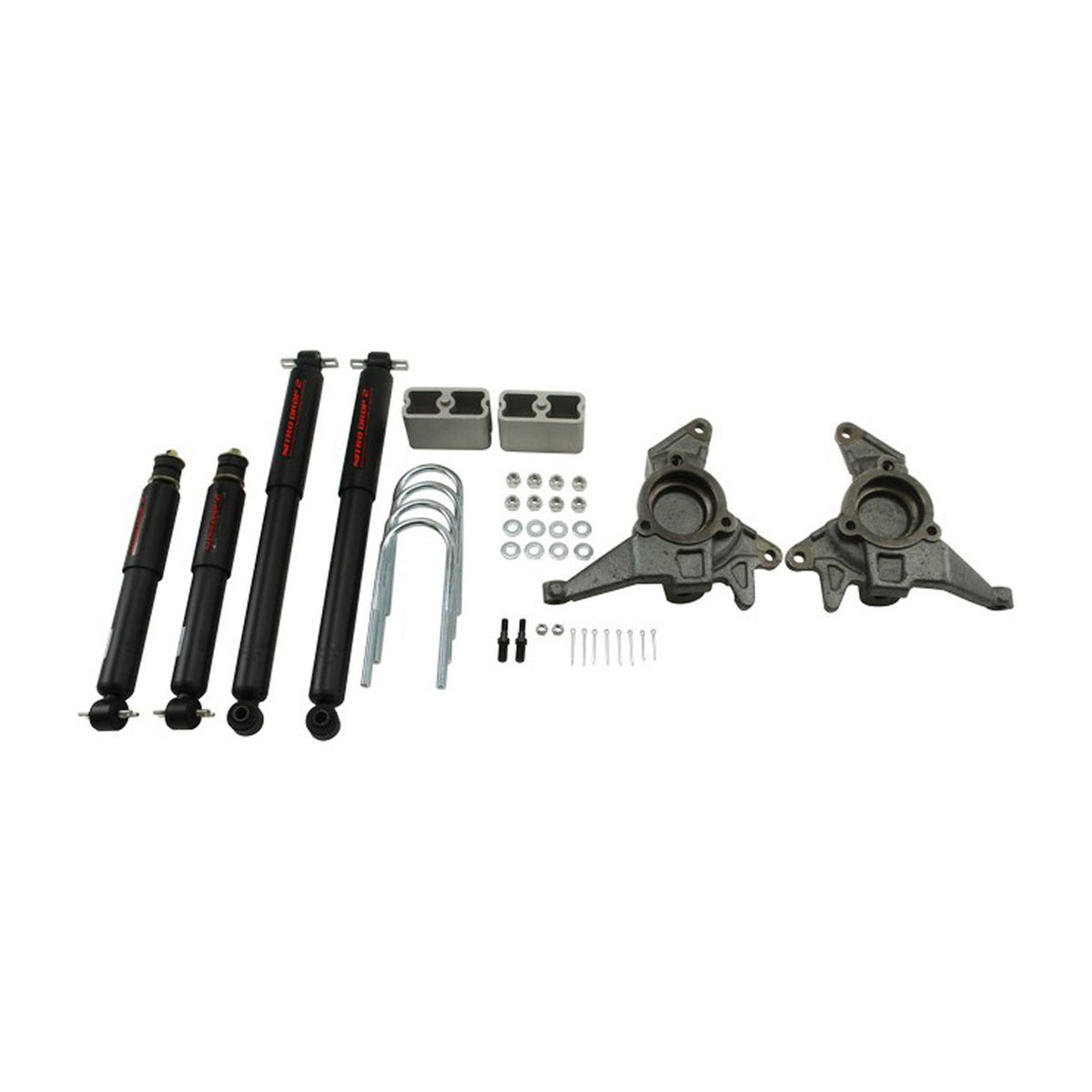 Belltech Lowering Kit w/Nitro Drop 2 Shocks (2" Front / 3" Rear Drop) for 1998-2005 Chevrolet Blazer 6-Cyl RWD