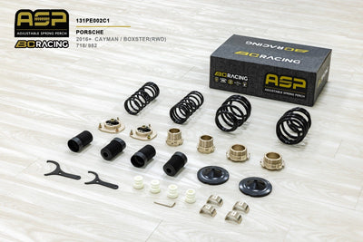 BC Racing ASP Series Springs for 2017-2024 Porsche Boxster RWD (982)