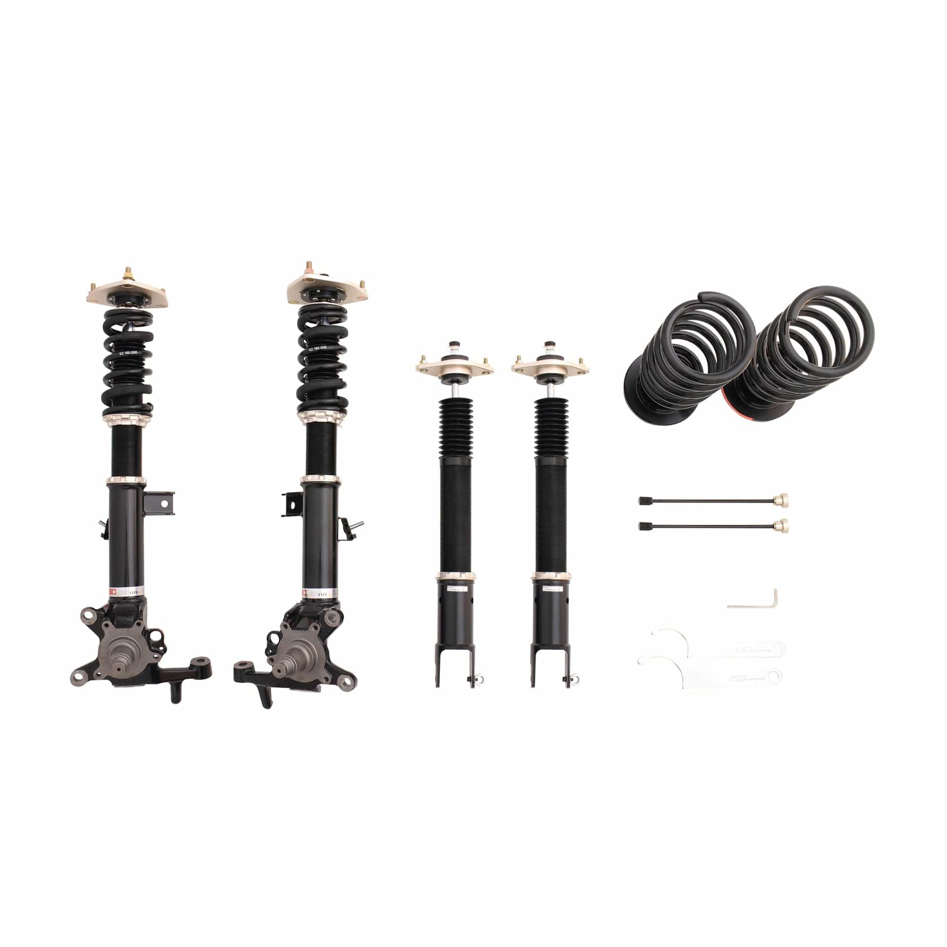 BC Racing BR Series Coilovers for 1995-1999 Nissan Gloria AWD D-57-BR-81-12