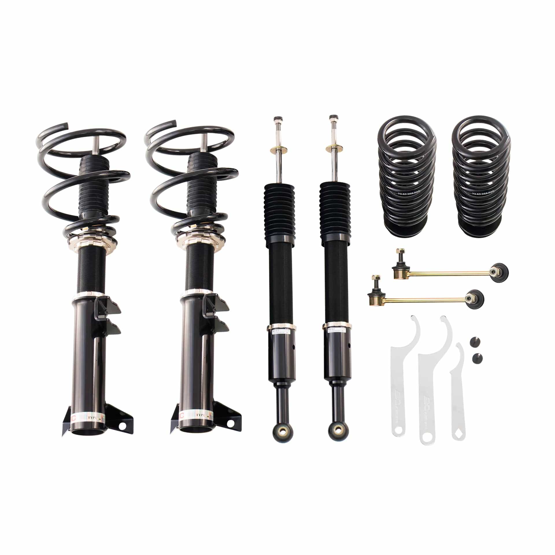 BC Racing BR Series Coilovers for 2001-2007 Mercedes-Benz C240 RWD (W203) J-01-BR