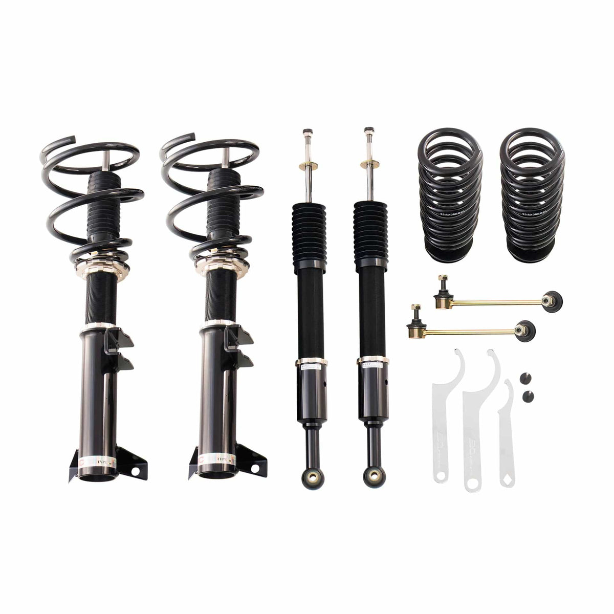 BC Racing BR Series coilovers for the Mercedes-Benz C350