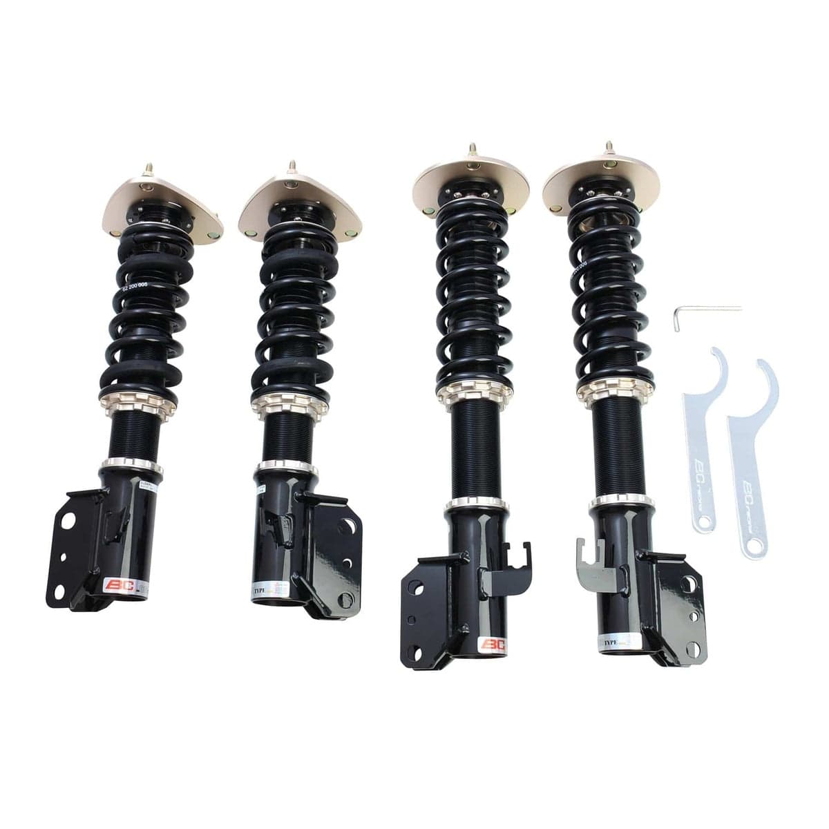 BC Racing BR Series coilovers for the Subaru Impreza WRX STI