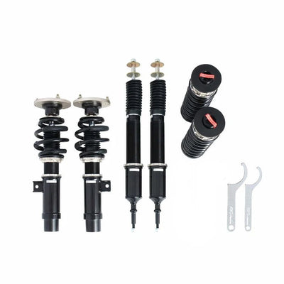 BC Racing BR Series coilovers (Extreme Low) for the BMW 328i Coupe