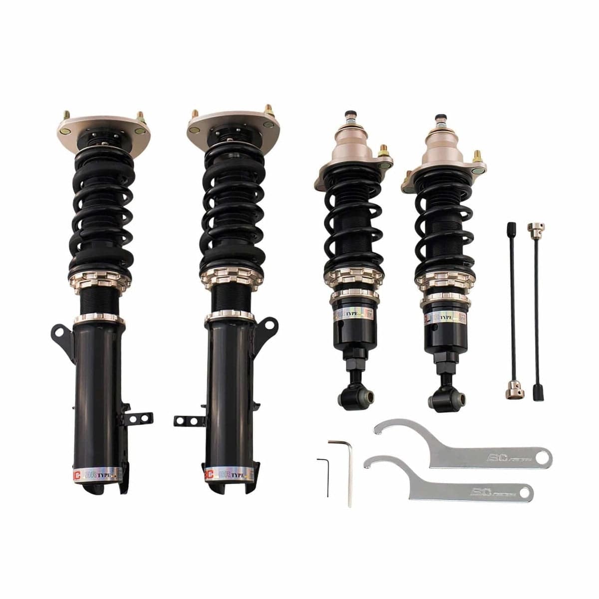 BC Racing BR Series coilovers for the Dodge Caliber SRT4