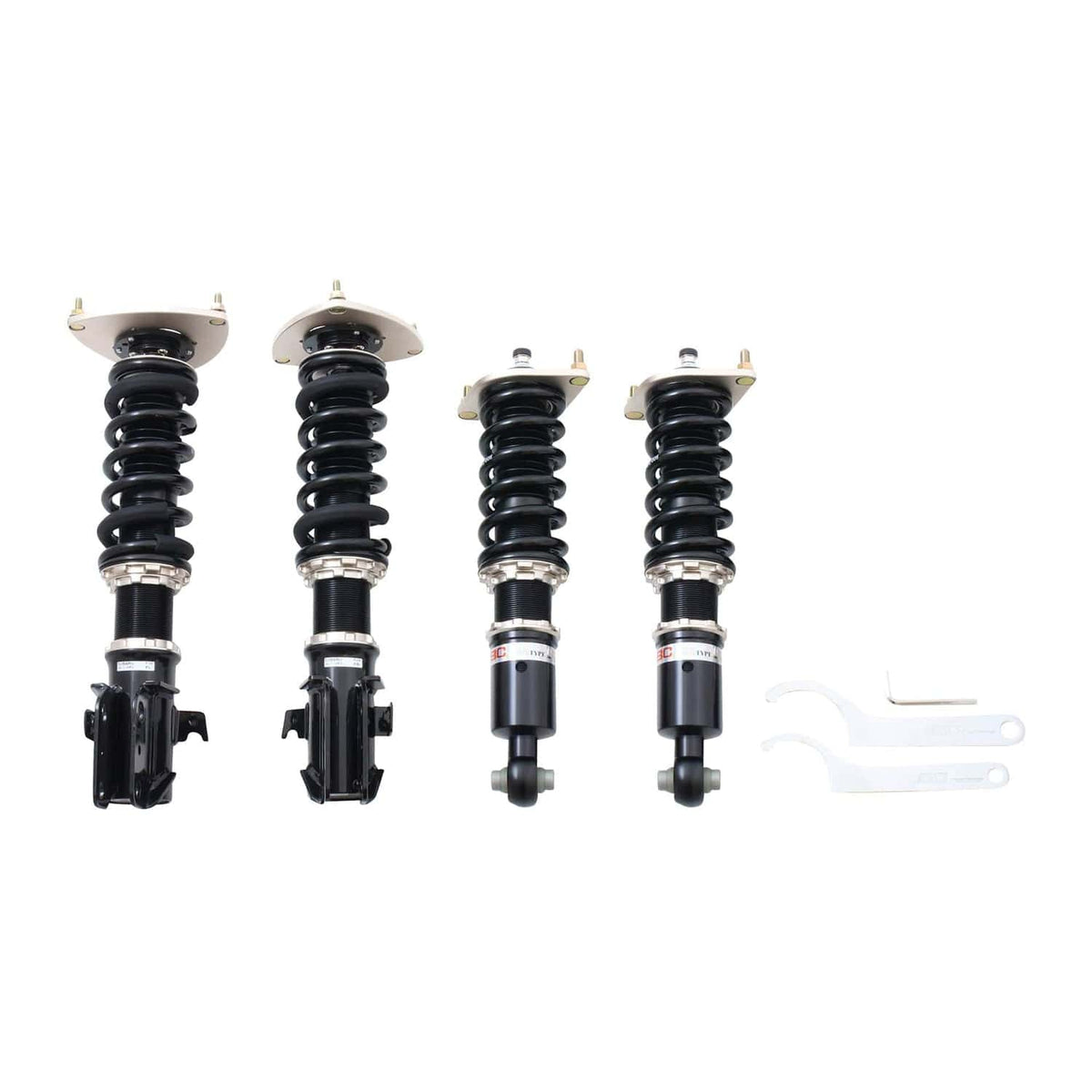 BC Racing BR Series coilovers (Extreme Low) for the Subaru Impreza WRX