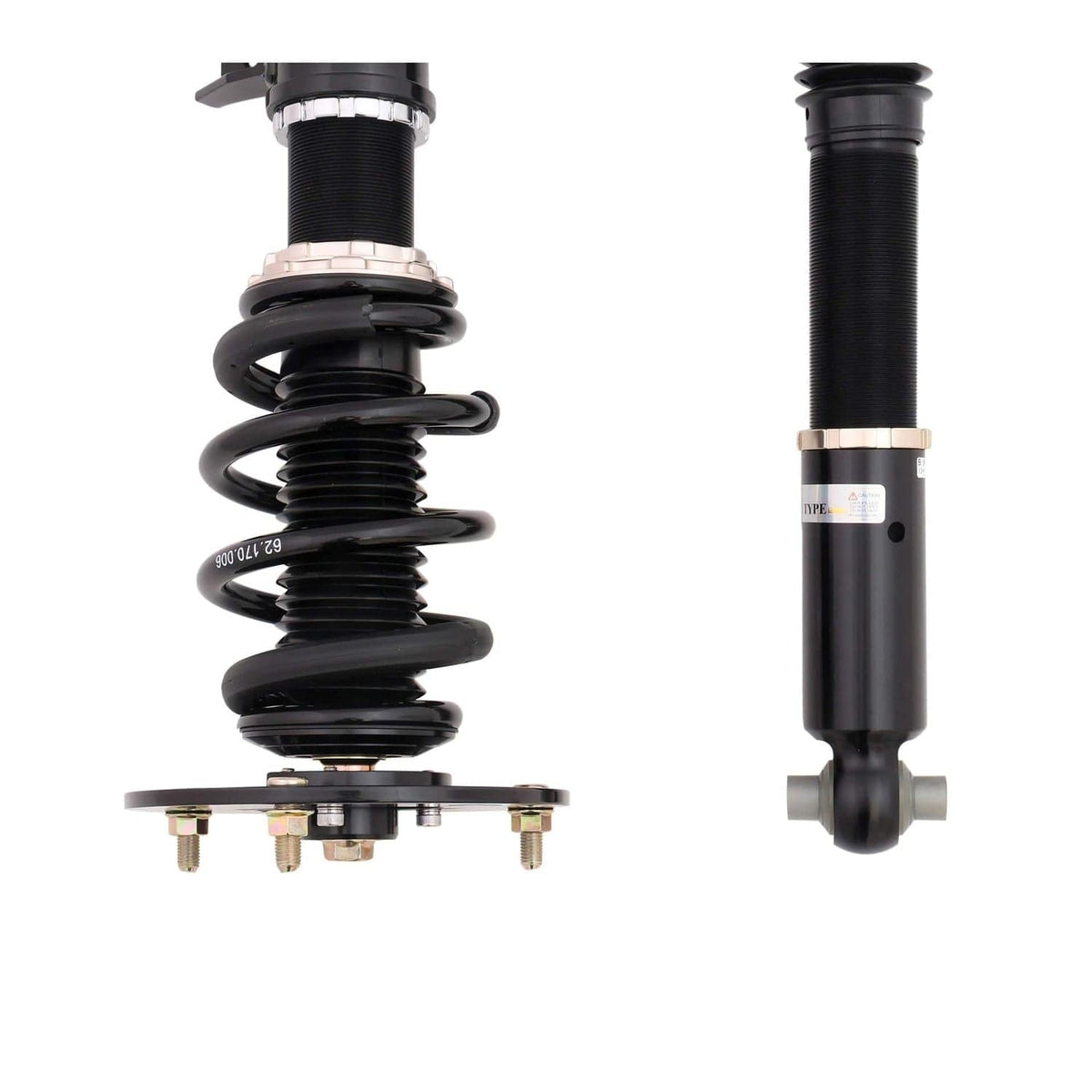 BC Racing RM Series coilovers for the BMW 335i Sedan